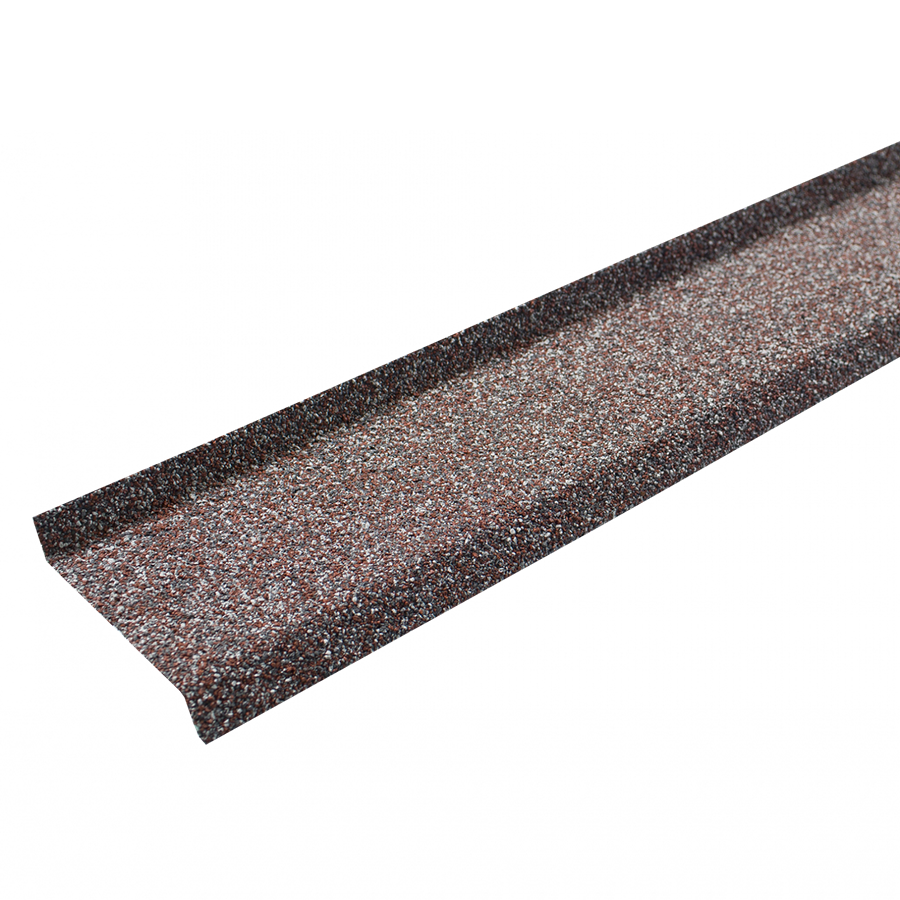 Планка цокольная металл Технониколь HAUBERK Мраморный 17х85х20х1250 мм
