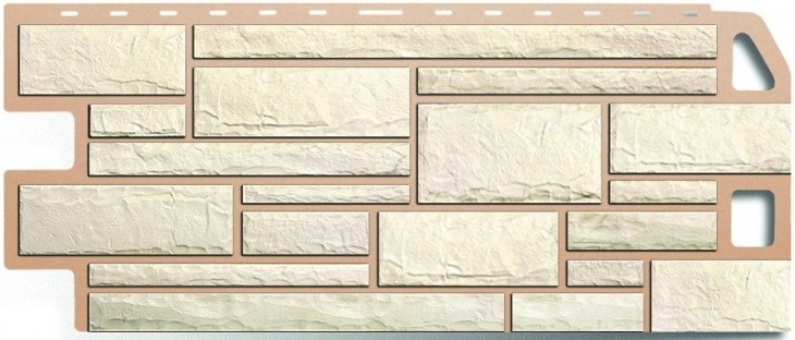 Панель фасадная Альта Профиль Камень Белый 1,01*0,45 м
