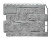 Панель фасадная Дачный Туф 3D светло-серый