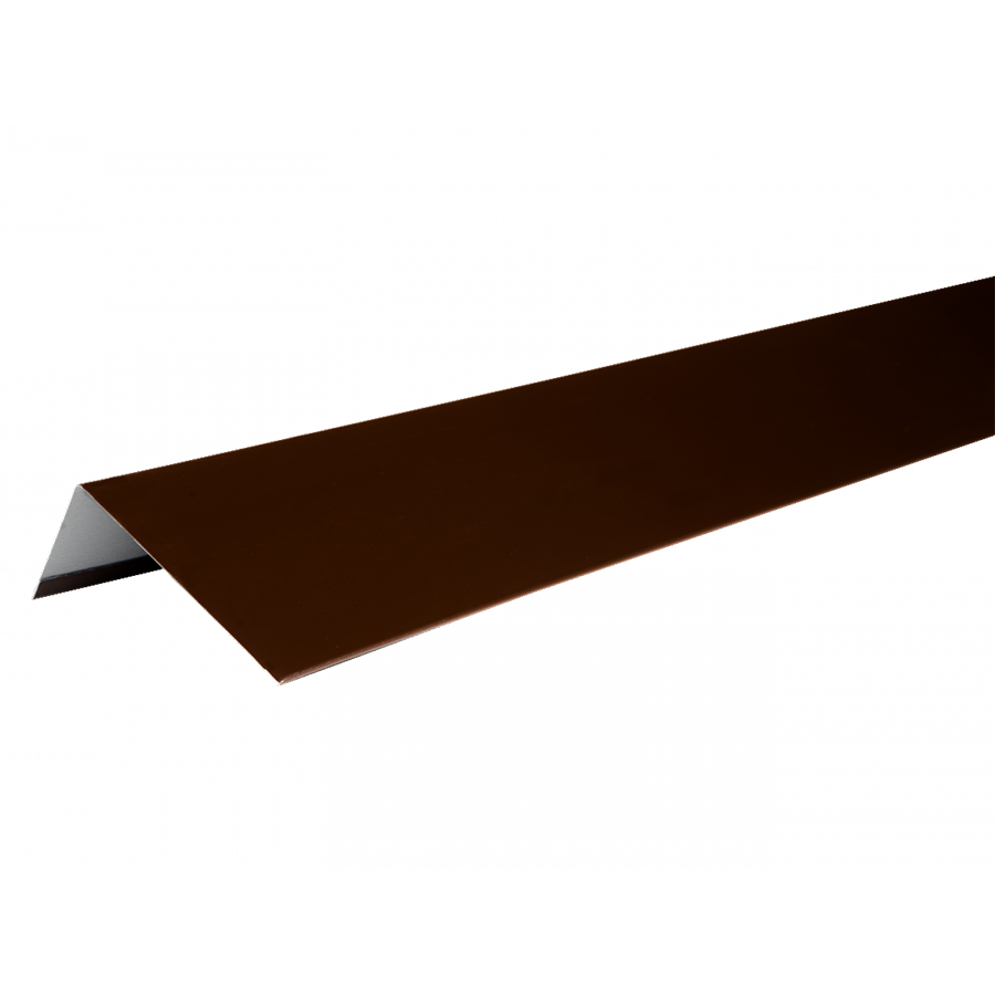 Наличник оконный металл Технониколь HAUBERK ПЭ RAL 8017 Коричневый 50х100х1250 мм