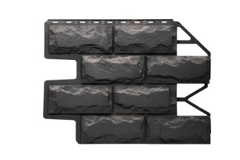 Панель фасадная FineBer Блок тёмно-серый