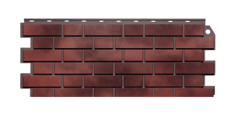 Панель фасадная FineBer Кирпич клинкерный 3D Керамический-чёрный