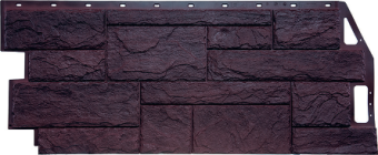 Панель фасадная FineBer Камень природный Коричневый 1,085х0,447 м