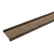 Планка цокольная металл Технониколь HAUBERK Песчаный 17х85х20х1250 мм