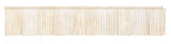 Панель фасадная Я-фасад Сибирская дранка Слоновая кость 1,631*0,300 м