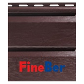 Сайдинг ПВХ FineBer Extra Acrylic Темный Дуб