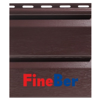 Сайдинг ПВХ FineBer Extra Acrylic Темный Дуб
