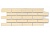Панель фасадная GrandLine Клинкерный кирпич Премиум шампань 0,968*0,390 м